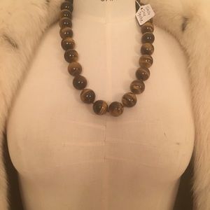 italy Jewelry - Custom made real authentic tigers eye necklace italy Jewelry - Custom made real authentic tigers eye necklace